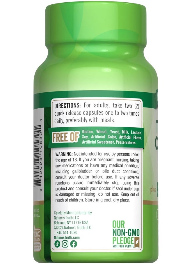 Nature's Truth Turmeric Curcumin Advanced Complex 60 Capsules
