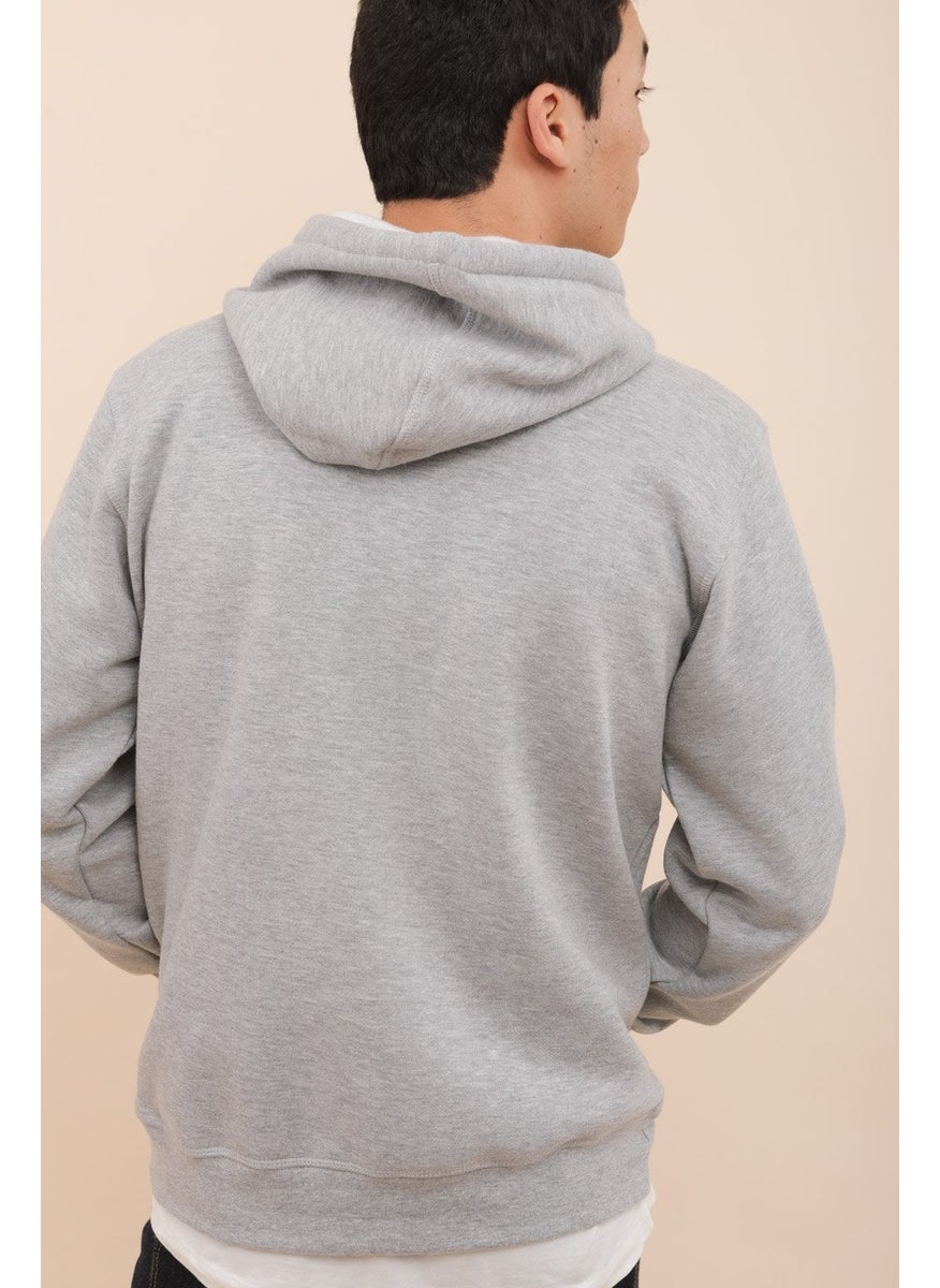 Habibi - Embroidered Grey Hoodie