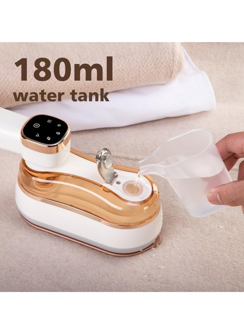 Intelligent Handheld Steam Iron 15s Fast Steam, 180ml Water Tank, Portable Garment Steamer