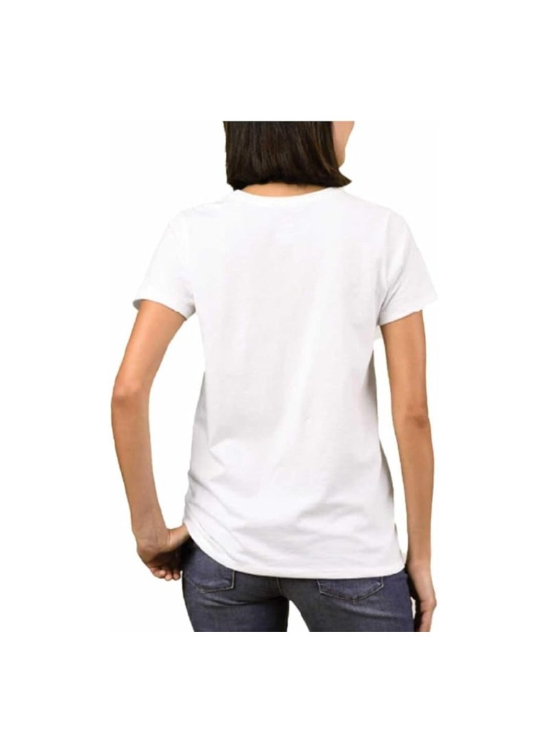 Chinese Zodiac Symbols T-Shirt For Women–Printed Design Short Sleeve Round Neck Cotton Tshirt–Comfortable And Stylish T-Shirt For Celebrations Day
