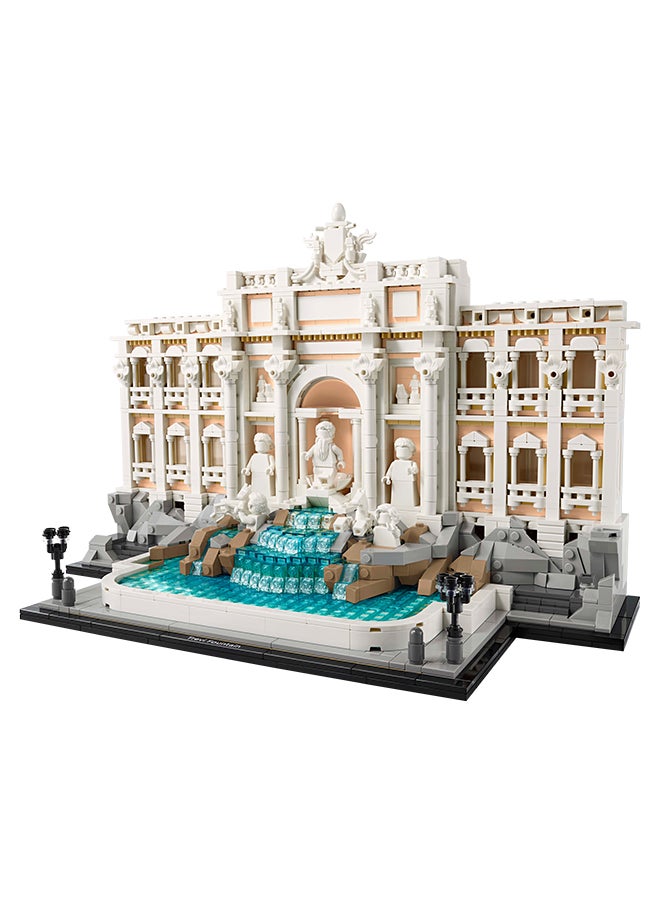 Architecture Trevi Fountain - Baroque Monument Model Kit with Palazzo Poli Facade & Minifigure Sculptures - Home or Office Decor DIY Set for Adults - Gift for History-Loving Men & Women - 21062 (1880 pieces)