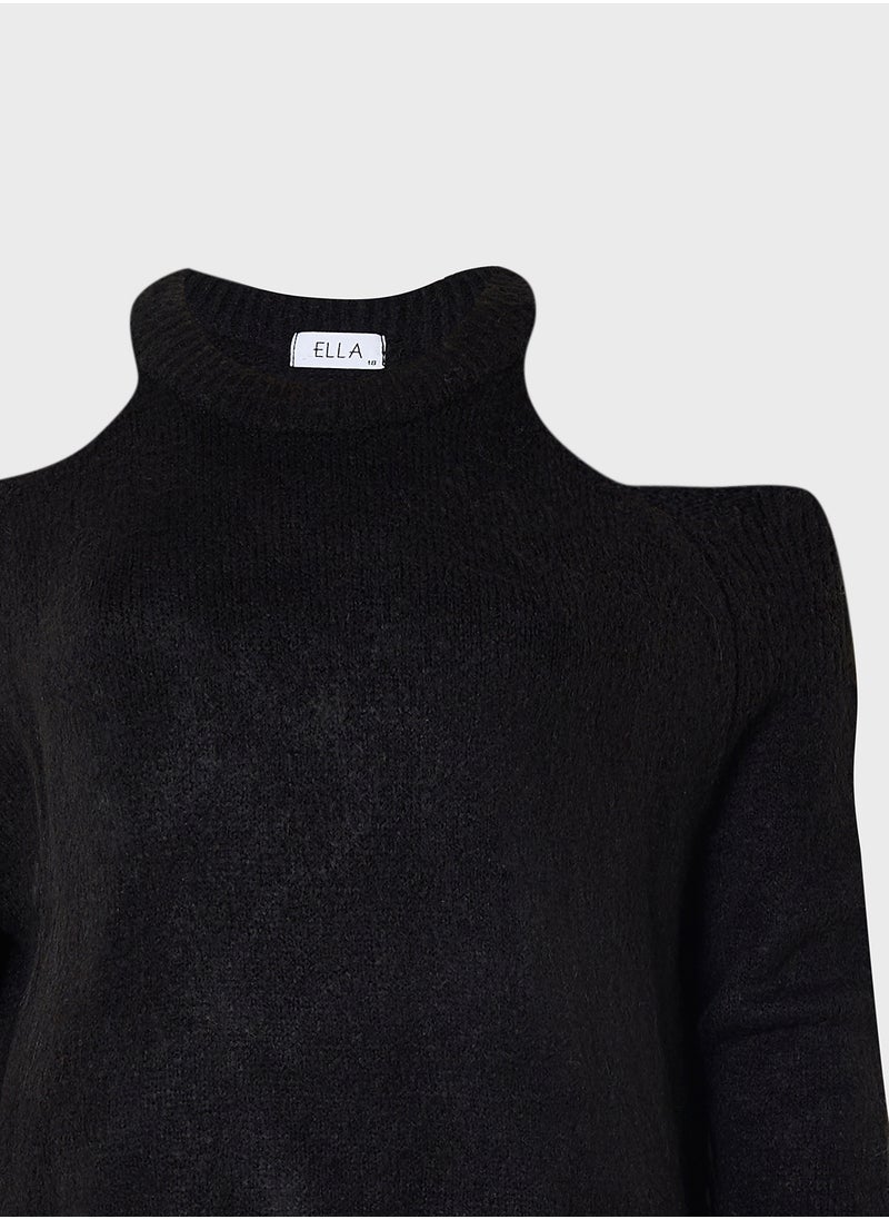 Cold Shoulder Sweater