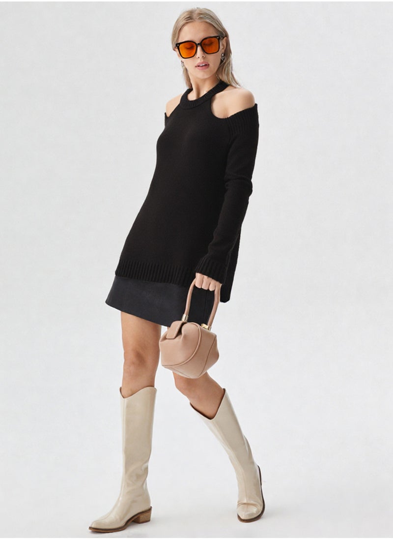 Cold Shoulder Sweater