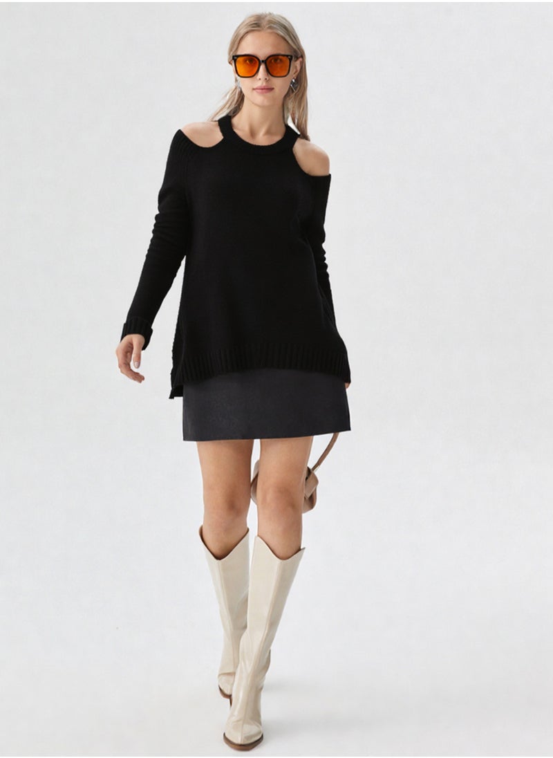 Cold Shoulder Sweater