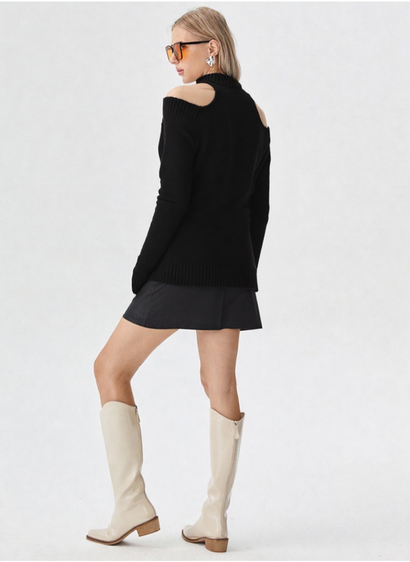 Cold Shoulder Sweater