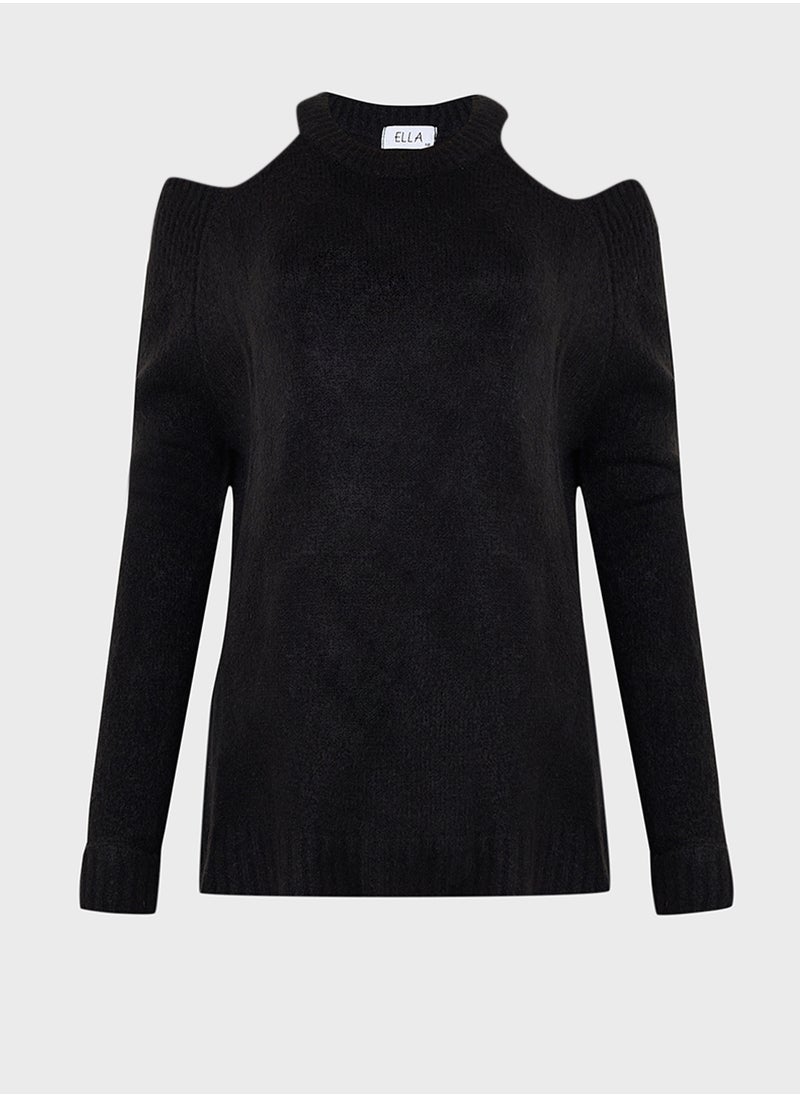 Cold Shoulder Sweater
