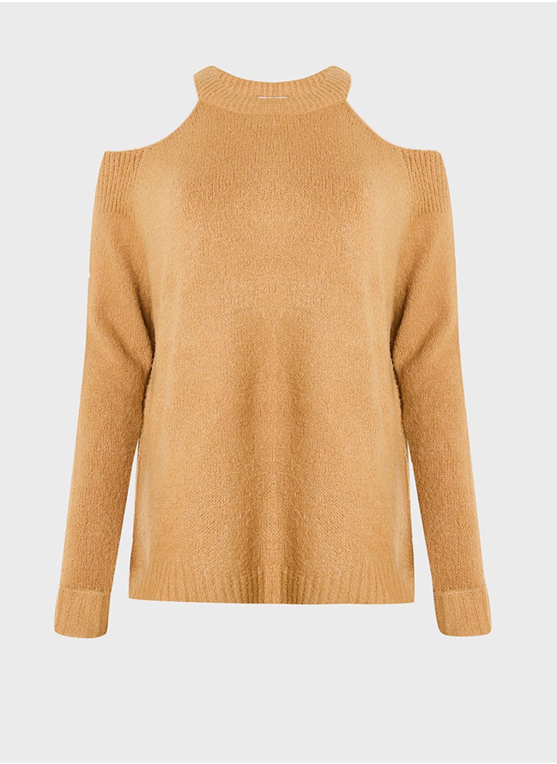 Cold Shoulder Sweater