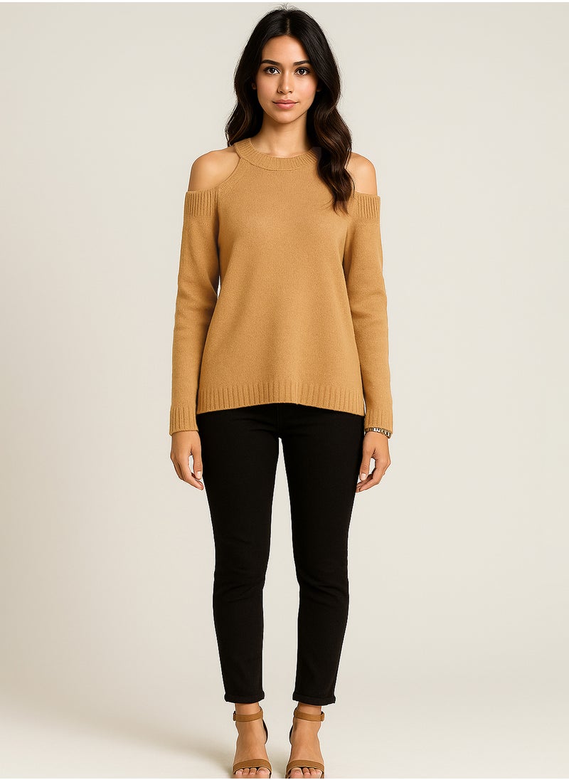 Cold Shoulder Sweater