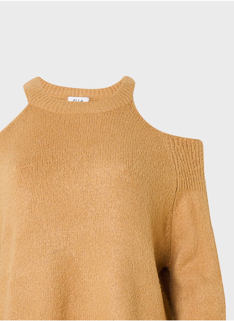 Cold Shoulder Sweater