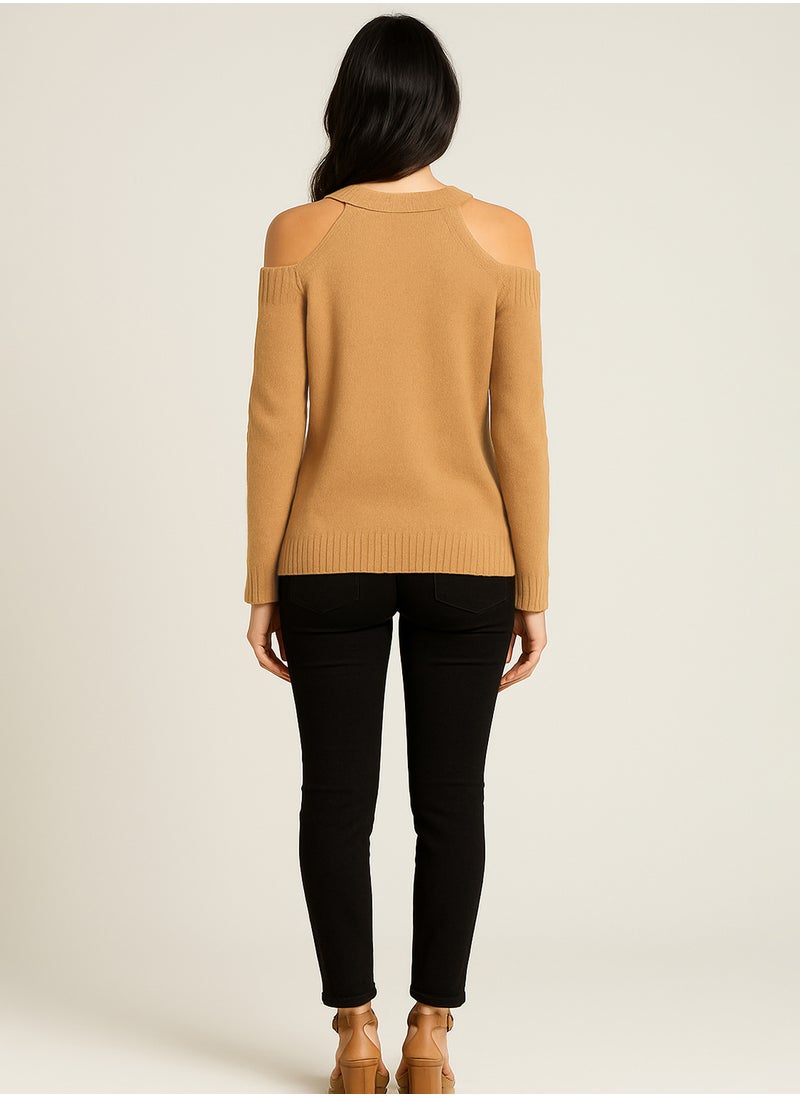 Cold Shoulder Sweater