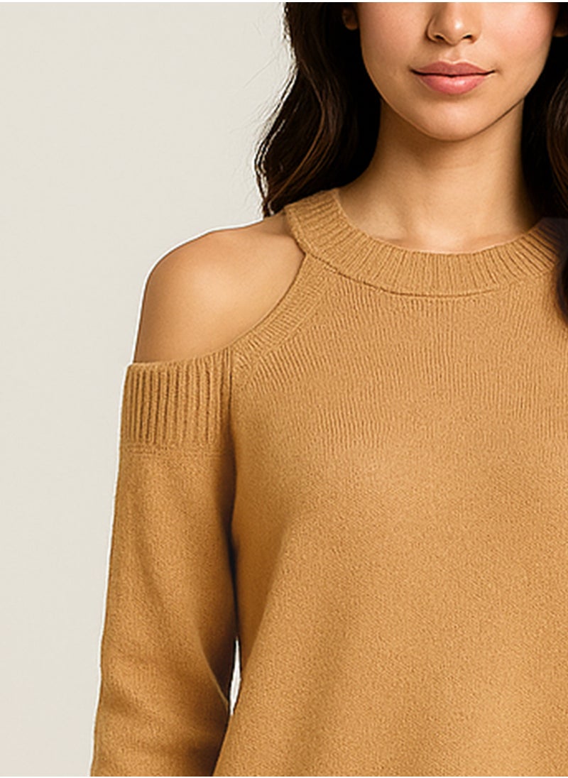 Cold Shoulder Sweater