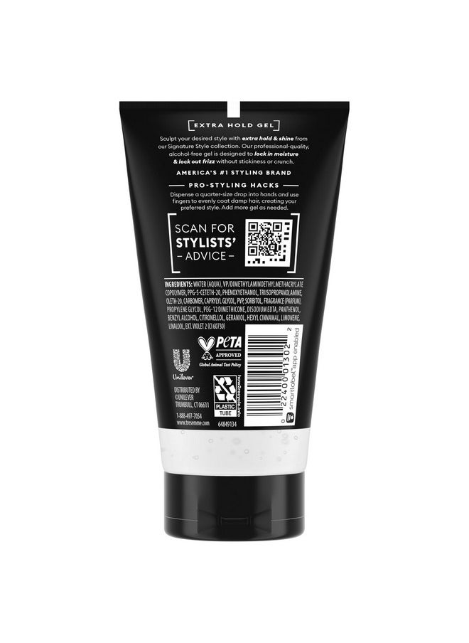 TRESemmé Alcohol-Free Gel Extra Hold for 24H Frizz Control, with Pro Lock Technology, 5 oz