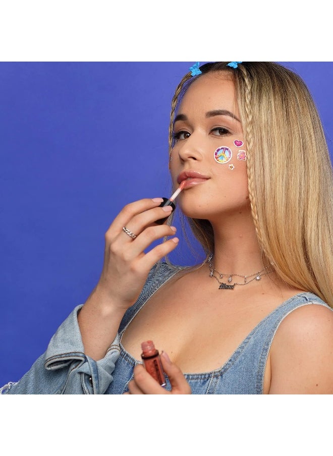 Hydrating Lip Oil Infused With Hyaluronic Acid, Non-Sticky Formula, Subtle Shine With Tinted Sheer Color, Liquid Lipstick, Prevents Chapped Lips, Vegan & Cruelty-Free | 0.13 Oz.