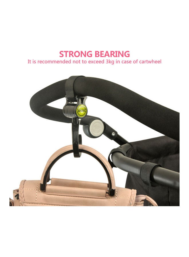 2-Piece Rotatable Large Bearing Stroller Hook