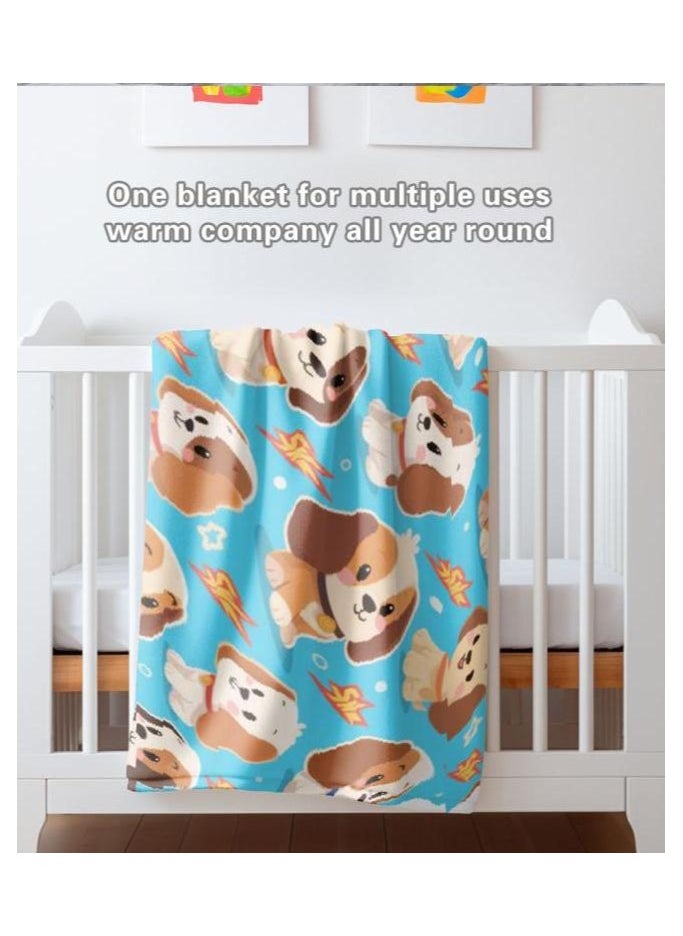 Flannel thin blanket (warm and comfortable, suitable for sleep, gaming, dust removal and sandproof) 150cm*200cm - 483