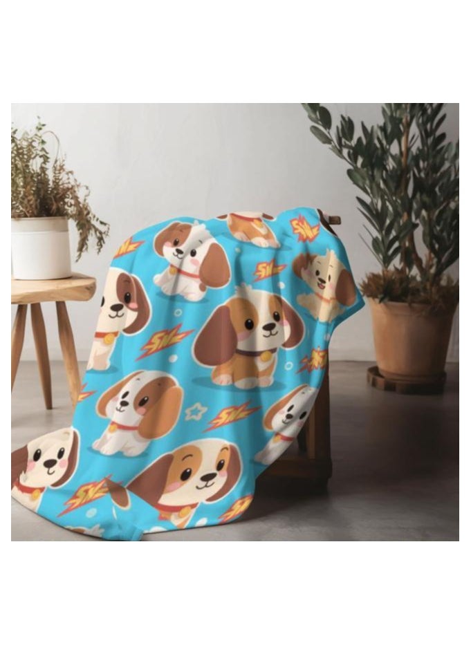 Flannel thin blanket (warm and comfortable, suitable for sleep, gaming, dust removal and sandproof) 150cm*200cm - 483