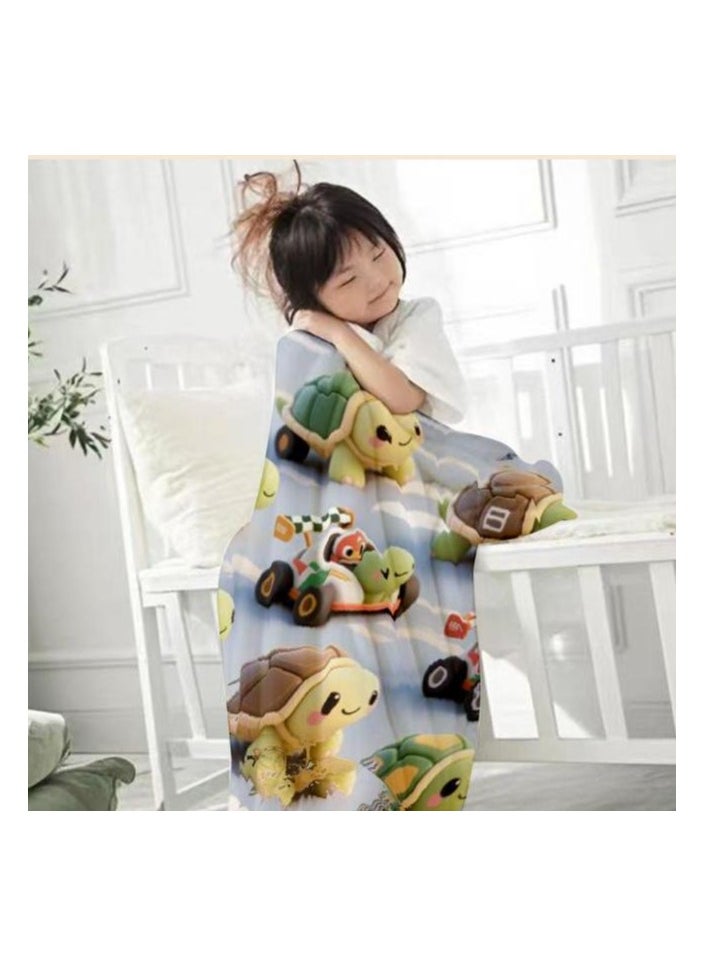 Flannel thin blanket (warm and comfortable, suitable for sleep, gaming, dust removal and sandproof) 150cm*200cm - 1084
