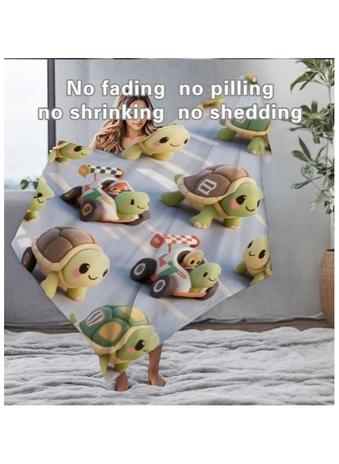 Flannel thin blanket (warm and comfortable, suitable for sleep, gaming, dust removal and sandproof) 150cm*200cm - 1084