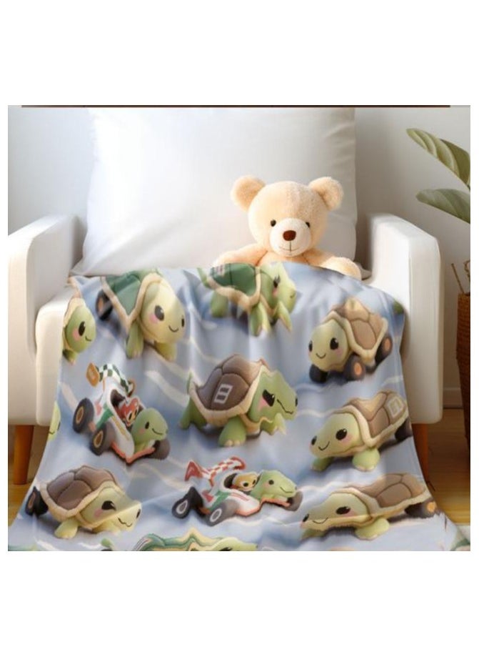 Flannel thin blanket (warm and comfortable, suitable for sleep, gaming, dust removal and sandproof) 150cm*200cm - 1084