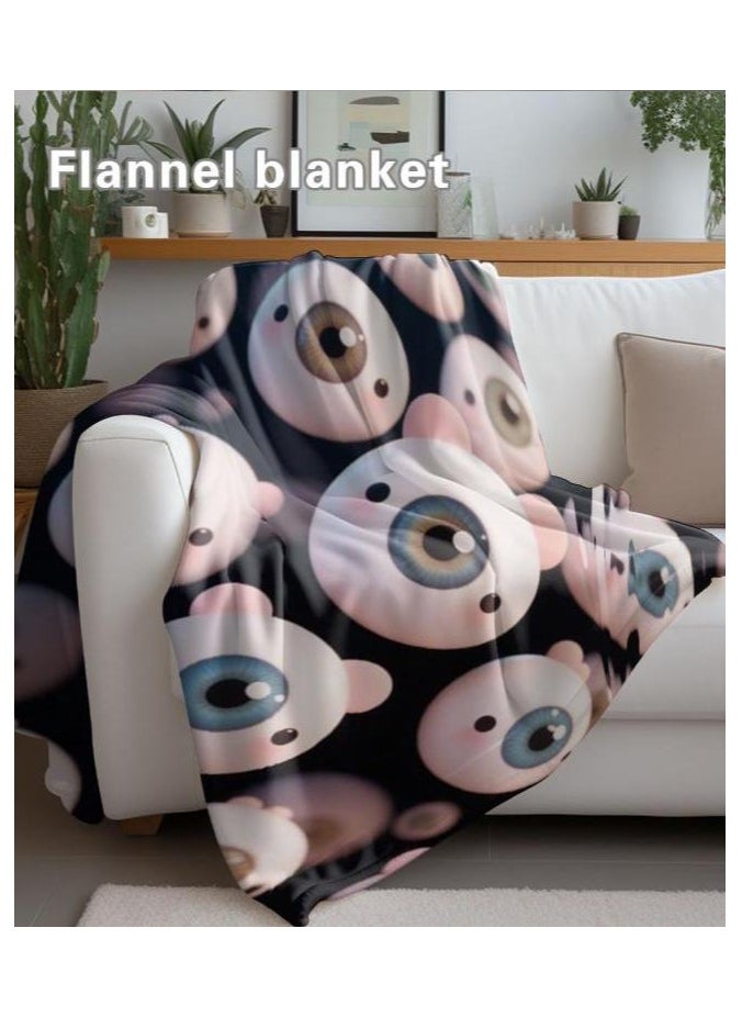 Flannel thin blanket (warm and comfortable, suitable for sleep, gaming, dust removal and sandproof) 150cm*200cm - 479