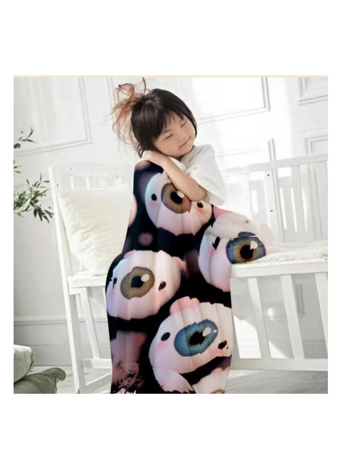 Flannel thin blanket (warm and comfortable, suitable for sleep, gaming, dust removal and sandproof) 150cm*200cm - 479
