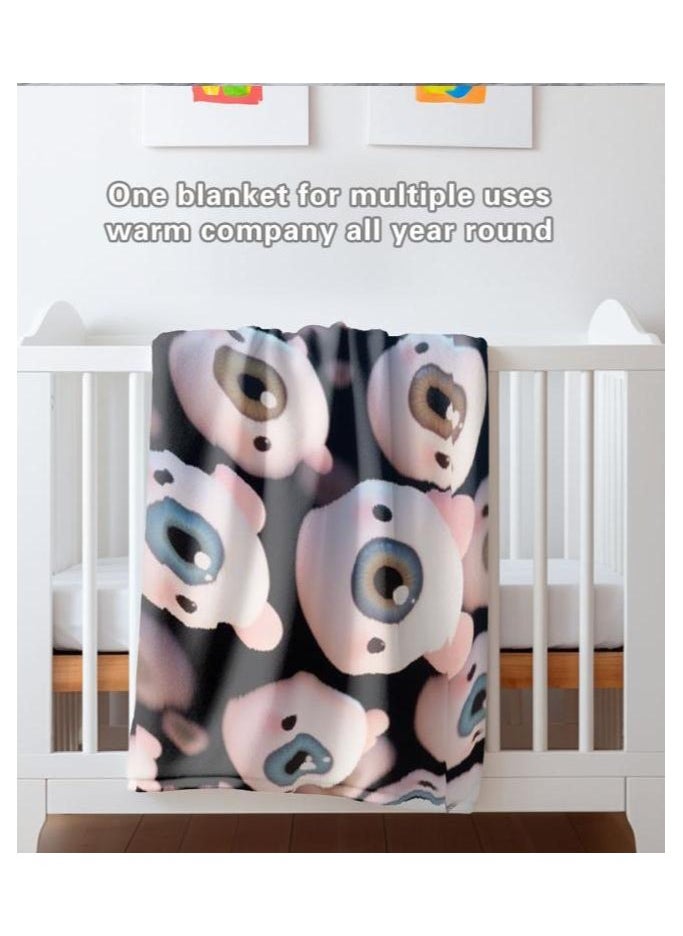 Flannel thin blanket (warm and comfortable, suitable for sleep, gaming, dust removal and sandproof) 150cm*200cm - 479