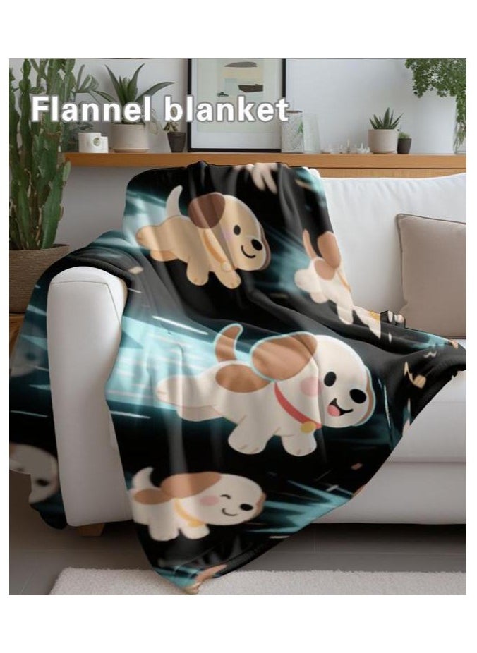 Children's or student cartoon flannel thin blanket (warm and comfortable, suitable for sleep, games) 100cm*150cm - 539