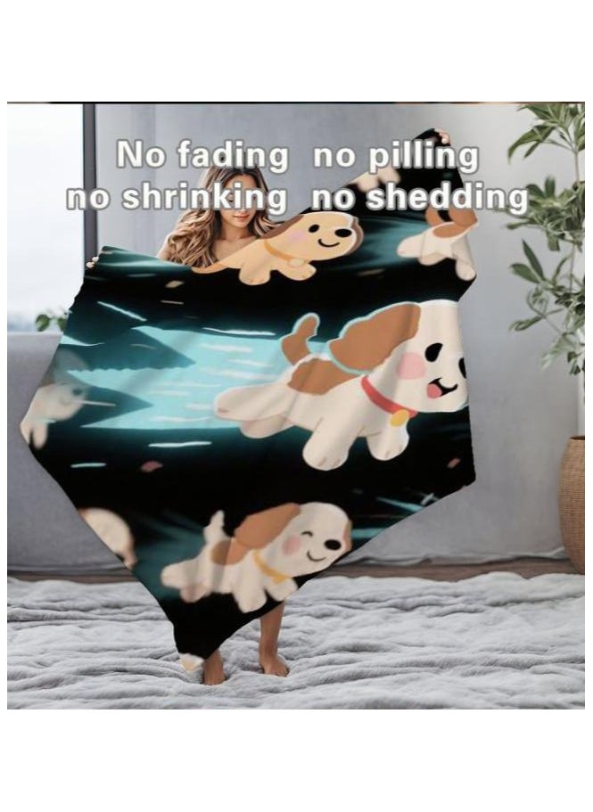 Children's or student cartoon flannel thin blanket (warm and comfortable, suitable for sleep, games) 100cm*150cm - 539