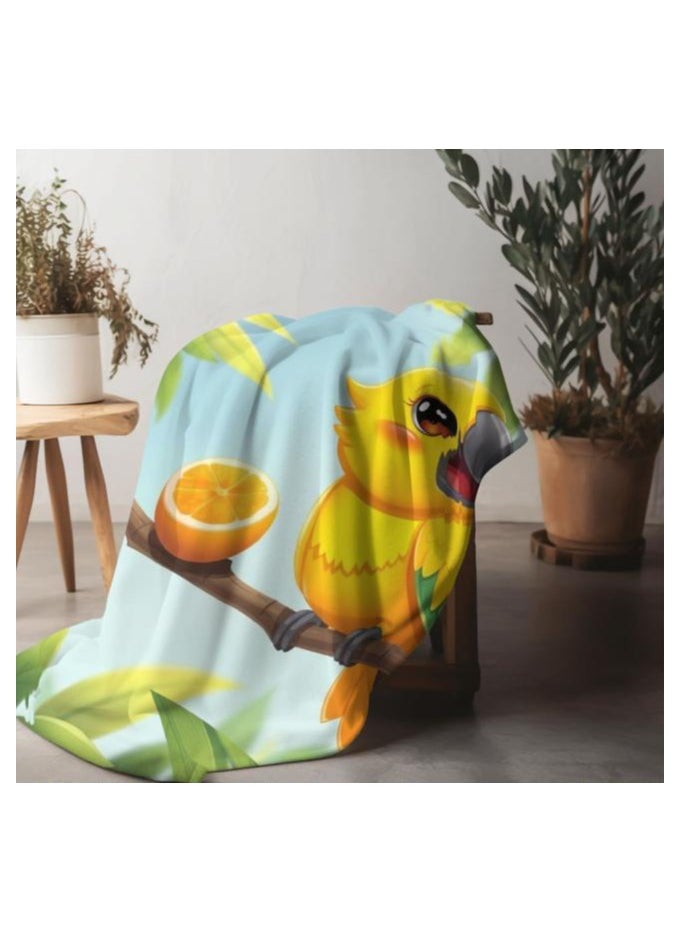 Children's or student cartoon flannel thin blanket (warm and comfortable, suitable for sleep, games) 100cm*150cm - 517