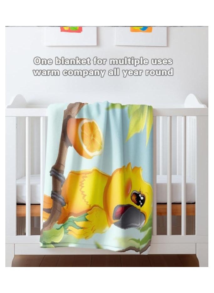 Children's or student cartoon flannel thin blanket (warm and comfortable, suitable for sleep, games) 100cm*150cm - 517