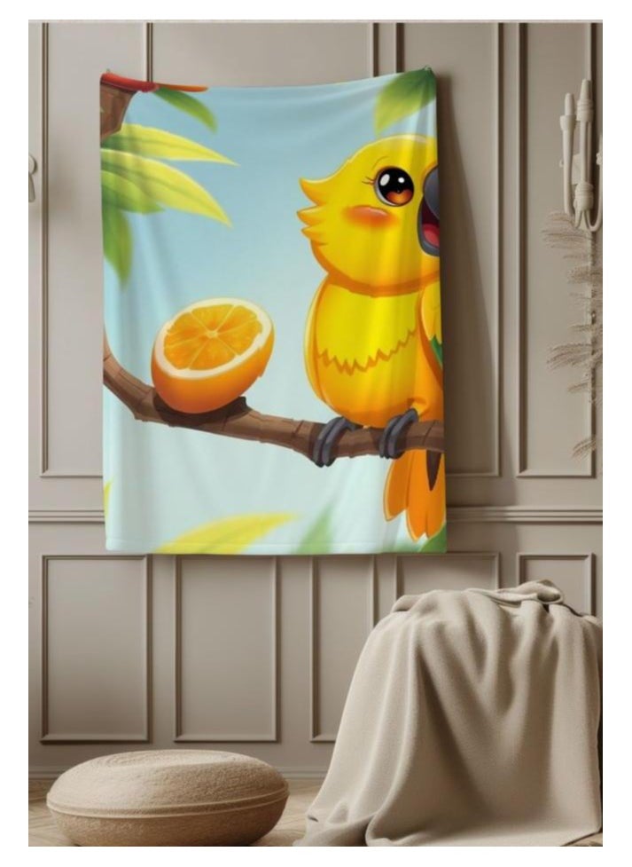 Children's or student cartoon flannel thin blanket (warm and comfortable, suitable for sleep, games) 100cm*150cm - 517