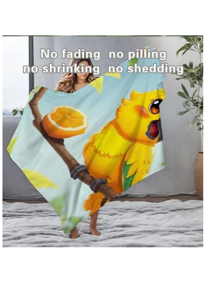 Children's or student cartoon flannel thin blanket (warm and comfortable, suitable for sleep, games) 100cm*150cm - 517