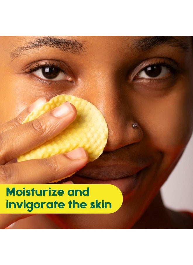 Kojic Acid and Turmeric Cleansing Pads - 100 Pads | Enriched with Ginger Root Oil & Amino Acids | for Face & Body - 100pcs