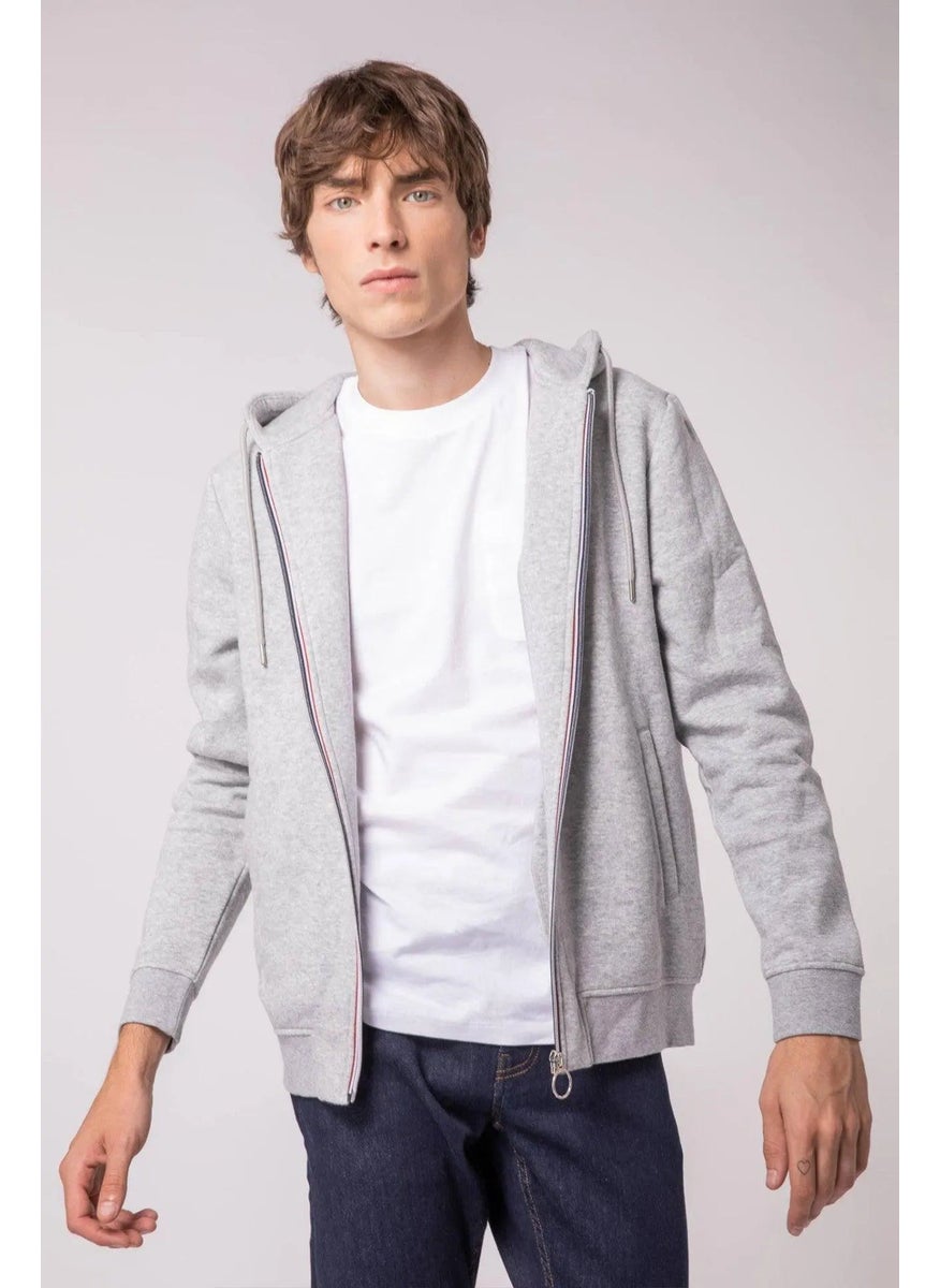 Mesnil - Grey hoodie in cotton
