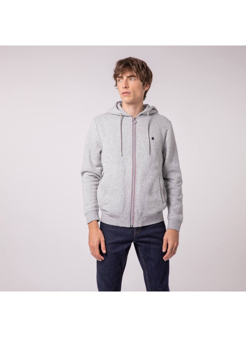 Mesnil - Grey hoodie in cotton