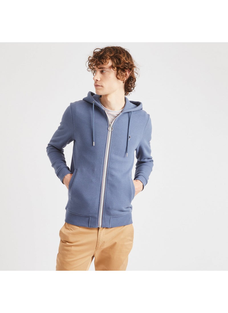 Mesnil - Blue hoodie in cotton
