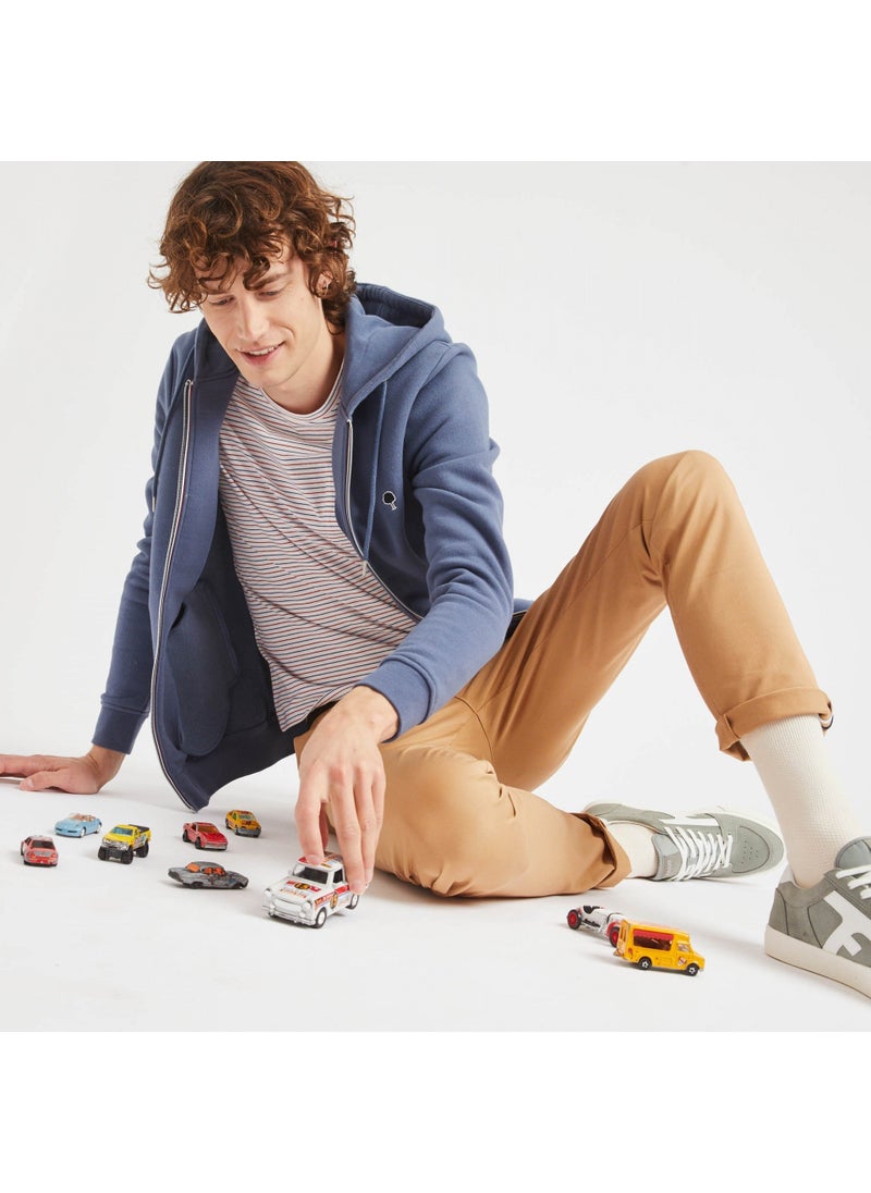 Mesnil - Blue hoodie in cotton