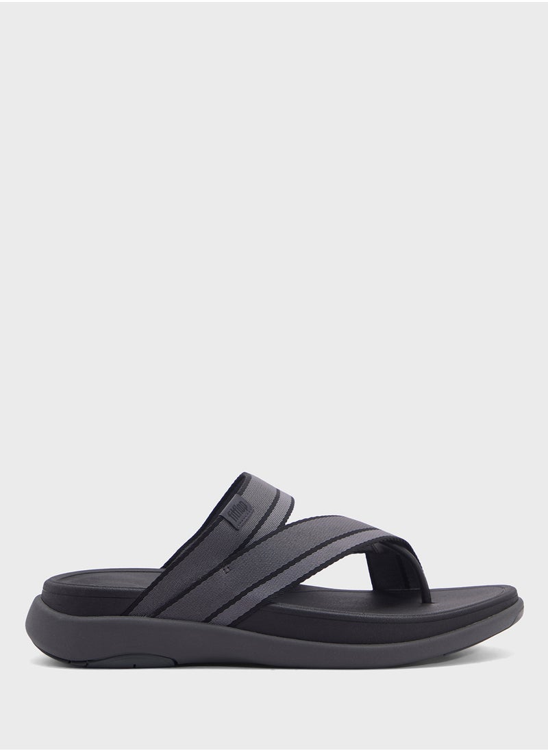 F-Mode Webbing Thong Slides
