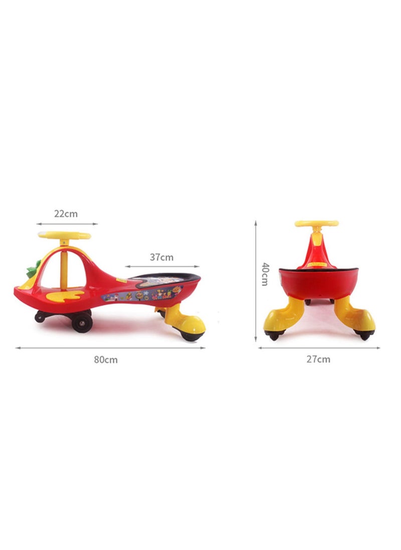 Kids Swing Car Ride On Twist Car Toy Wiggle Car