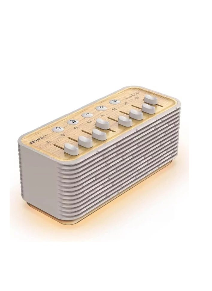 Ezvalo Sound Machine Bluetooth Speaker with 255+ Mixing OptionsNight Light Sleep Timer