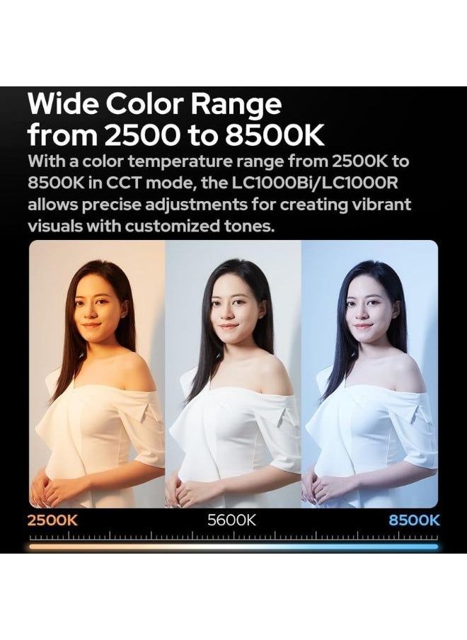 Godox LC1000R RGB LED Light Stick – Handheld Video Lighting with Full Color Control, FX Modes & Built-in Battery – For Photography & Videography