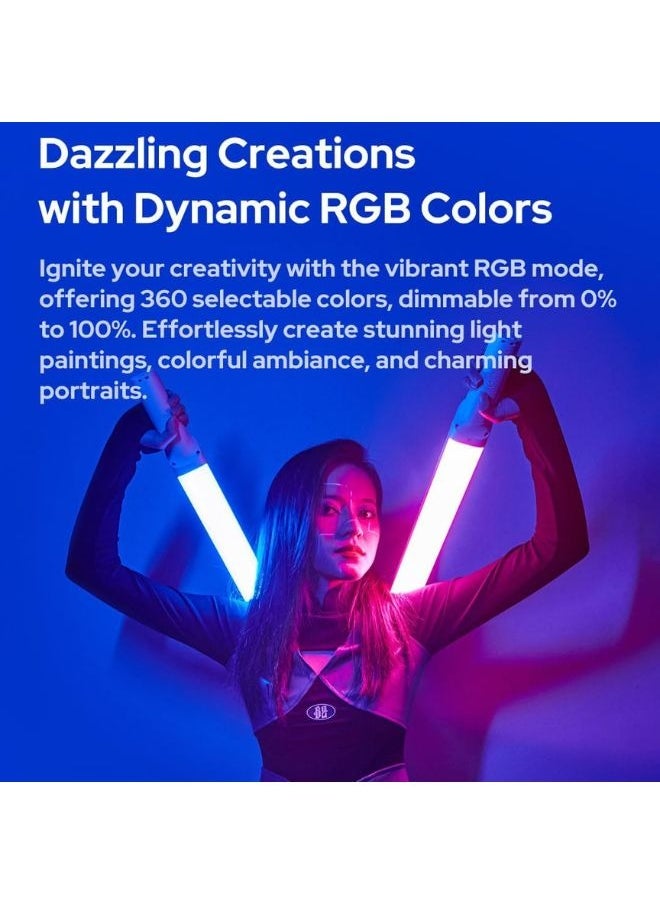 Godox LC1000R RGB LED Light Stick – Handheld Video Lighting with Full Color Control, FX Modes & Built-in Battery – For Photography & Videography