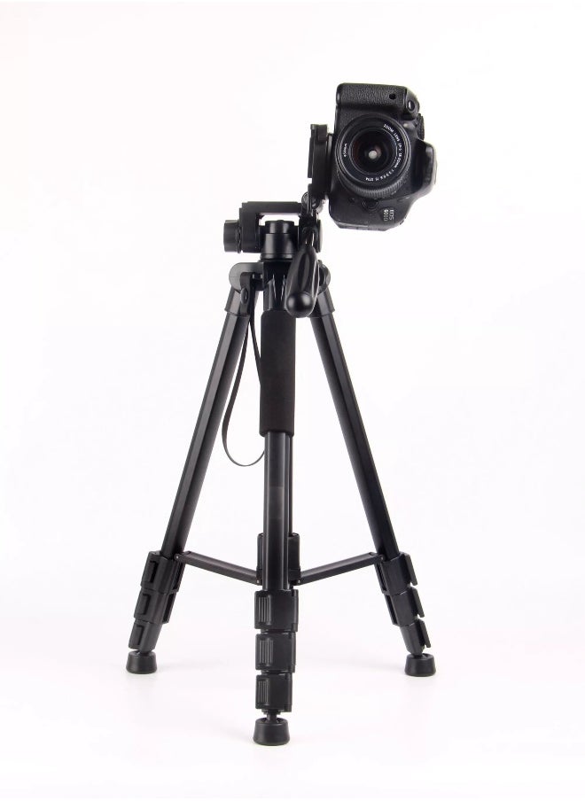 Professional Aluminium Tripod Monopod for all DSLR Cameras 360°Adjustable Tripod stand Quick uninstall Tripod Stand Lightweight and Portable Tripod stand (KP-2254)