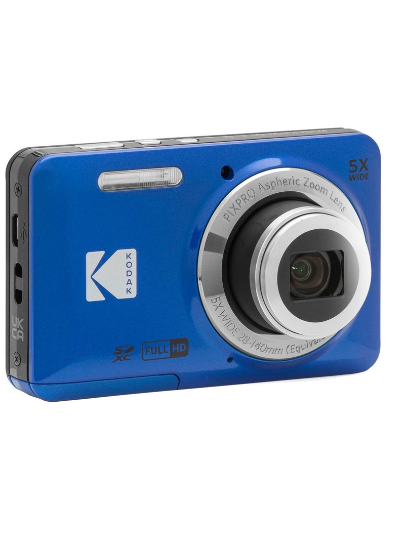 KODAK PIXPRO FZ55-RD 16MP Digital Camera 5X Optical Zoom 28mm Wide Angle 1080P Full HD Video 2.7