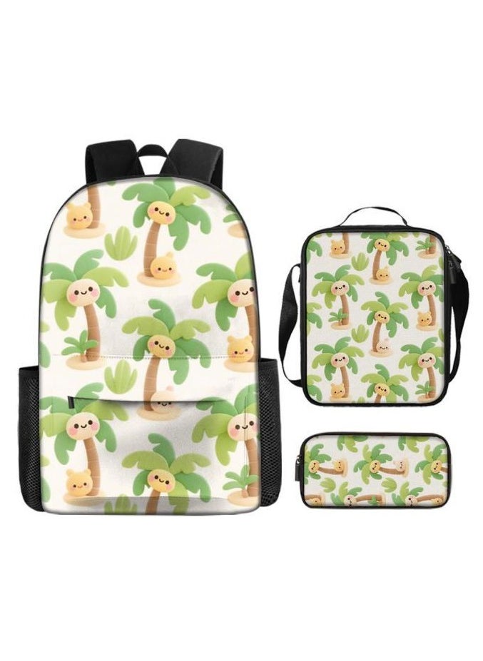New universal cartoon new three-piece schoolbag (students, children) - 1116