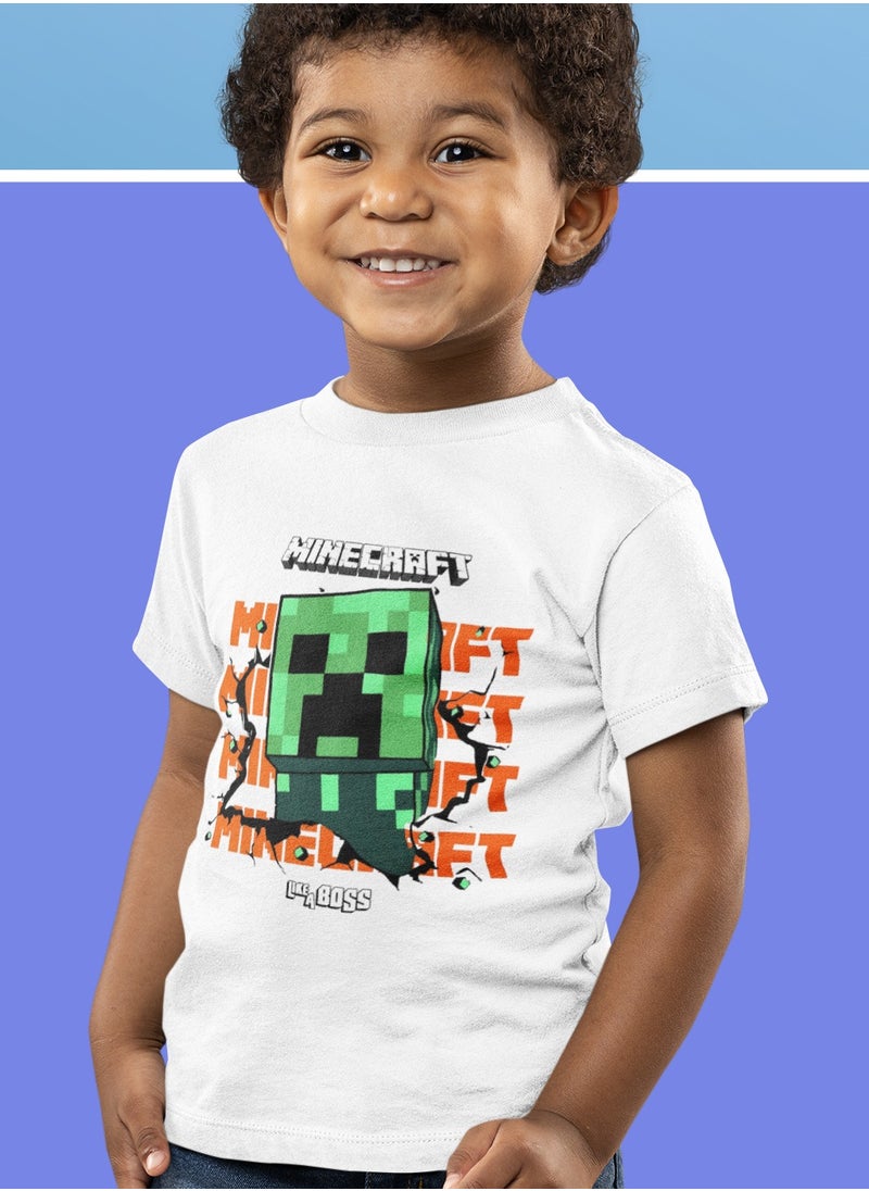 Minecraft Like A BOSS Kid's T-Shirt