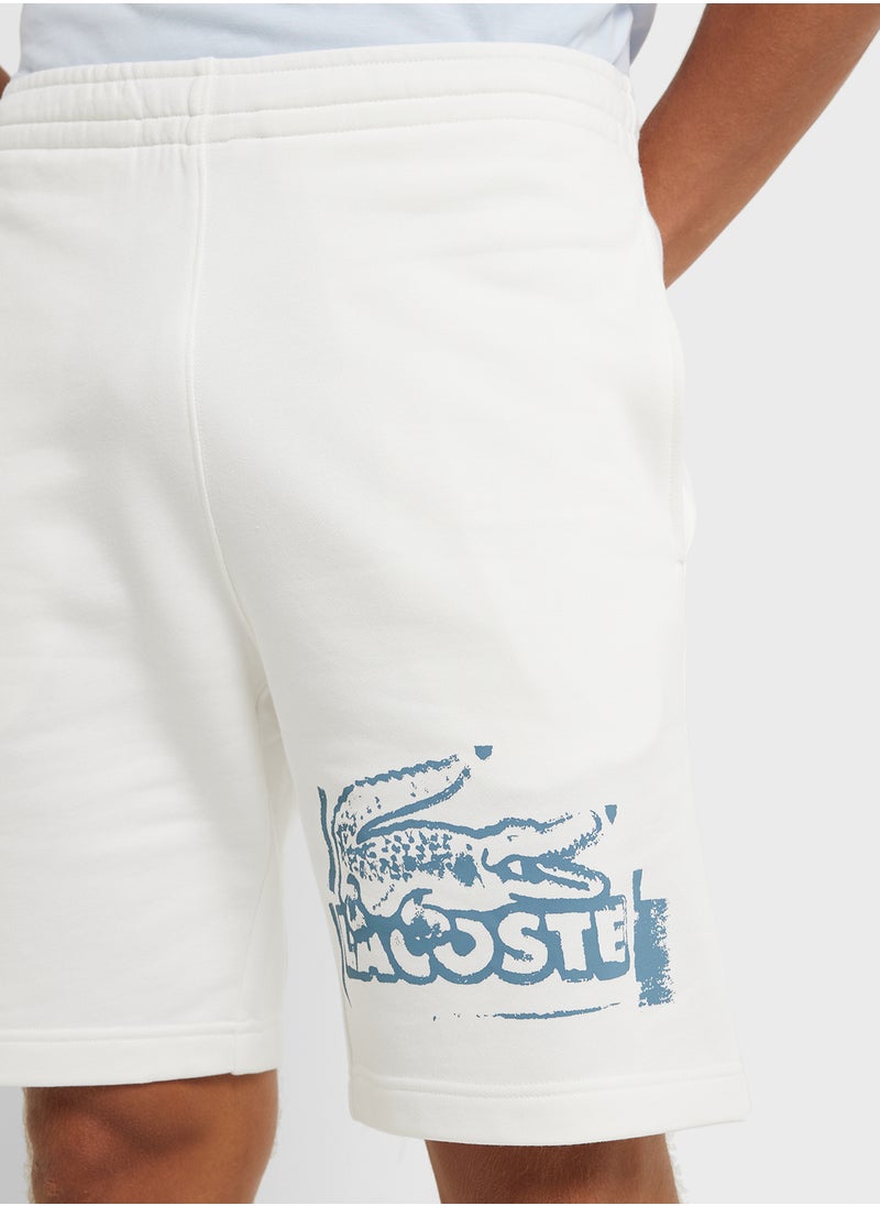 Logo Drawstring Shorts