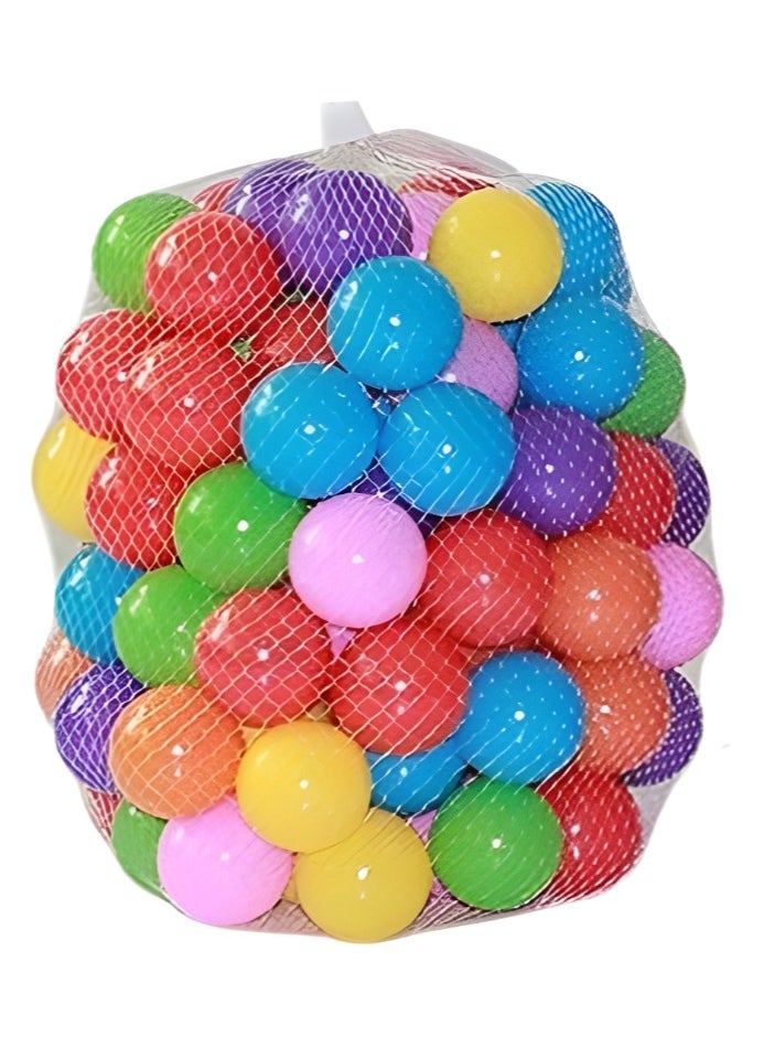 50-Piece Soft Ocean Pit Toy Balls Play Set Multicolored For Age Group 1+ Years 31.4x29x18cm