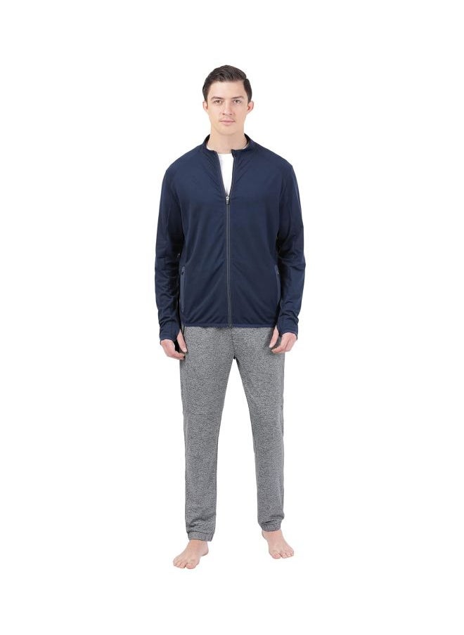 Jockey SP17 Men Soft Touch Microfiber Elastane Stretch Thumbhole Jacket with Stay Dry Treatment