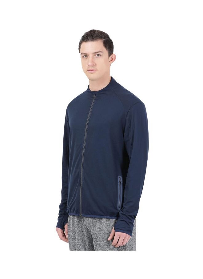 Jockey SP17 Men Soft Touch Microfiber Elastane Stretch Thumbhole Jacket with Stay Dry Treatment